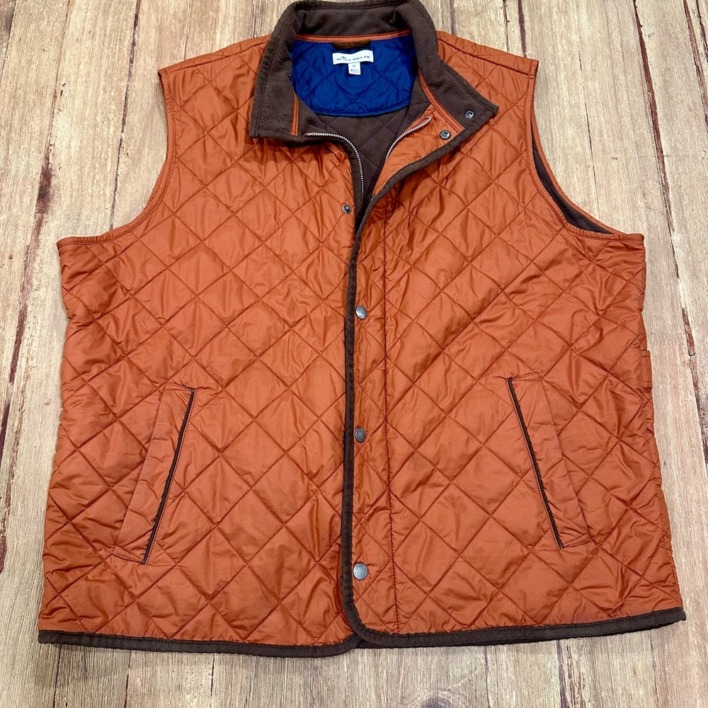 Peter Millar ESSEX Rust Orange Vest